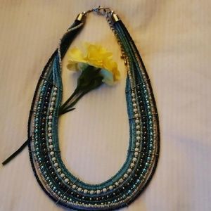 BEAUTIFUL INDONESIAN MULTI COLOR NECKLACE💚